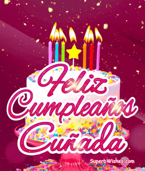 feliz cumple cuñada gif|Feliz Cumpleaños Cuñada GIF